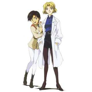 👭 Misato Katsuragi Neon Genesis Evangelion Anime, Evangelion, Charakter, Misato, Katsuragi whatsapp sticker