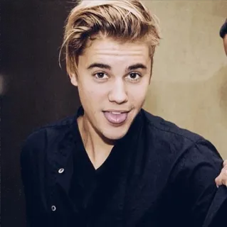 😛 Justin Bieber Justin Bieber, cantante, celebrità, ritratto, musicista, popstar telegram sticker