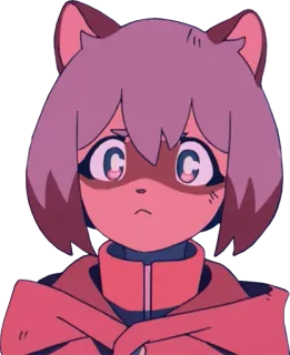 😶 Michiru Kagemori BNA Anime, Antro, Triste, Ragazza, Ragazza volpe, Kemono Friends telegram sticker