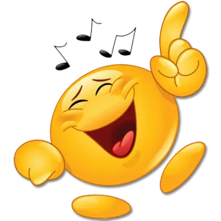 💃 emoji, risa, música, alegría, celebración, expresión whatsapp sticker