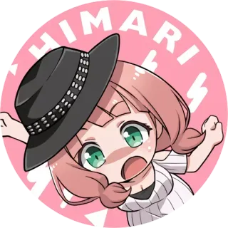 😟 HIMARI Anime, Manga, Süß, Mädchen, Chibi telegram sticker