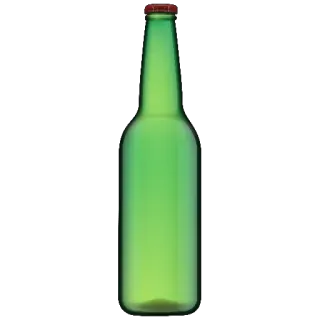 ❤ garrafa, verde, bebida, bebida, vidro telegram sticker