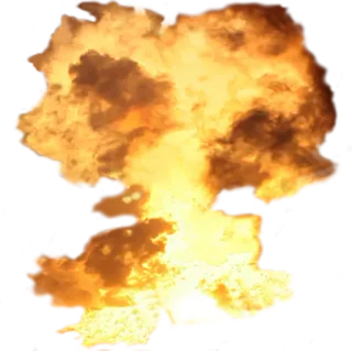 💥 взрыв, огонь, бум, разрушение, война whatsapp sticker