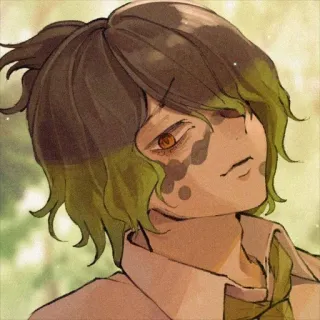 🌟 Anime, Manga, Personaje, Ilustración, Retrato whatsapp sticker