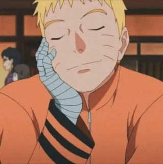 🍥 Naruto Uzumaki Naruto Аниме, Манга, Ниндзя, Персонаж, Расслабленный telegram sticker