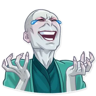 Lord Voldemort telegram stickers