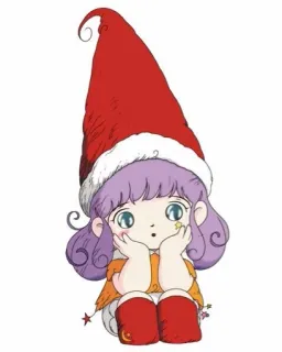 🙂 Аниме, Мультфильм, Девушка, Милая, Каваий, Рисунок telegram sticker