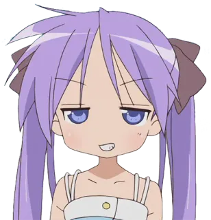 😏 Anime, Chica, Personaje, Manga, Dibujo animado whatsapp sticker