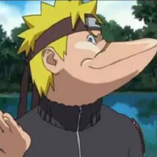 🙂 Naruto Uzumaki Naruto naruto, anime, manga, uzumaki, funny, character telegram sticker