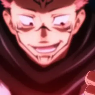 ✨ Sukuna Jujutsu Kaisen Anime, Bösewicht, Flüche, Verfluchter Geist, Manga whatsapp sticker