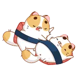 💆 mèo, sushi, dễ thương, đồ ăn, động vật, kawaii telegram sticker