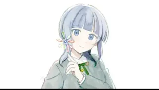🦋 anime, gadis, potret, ilustrasi telegram sticker