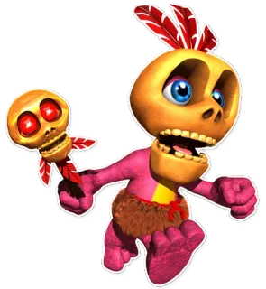 🏃 Videospielcharakter, Schädel, Cartoon, Animation telegram sticker