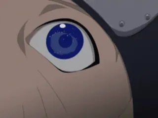 👁 oko, anime, niebieski, ninja, manga telegram sticker