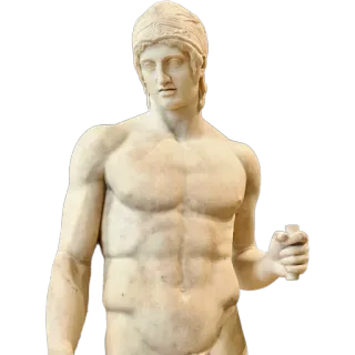 🫤 sculpture, nude, art, classical, male, statue, ancient telegram sticker