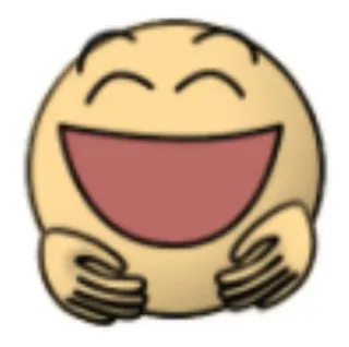 🌟 表情符号, 拥抱, 快乐, 卡通, 黄色 telegram sticker