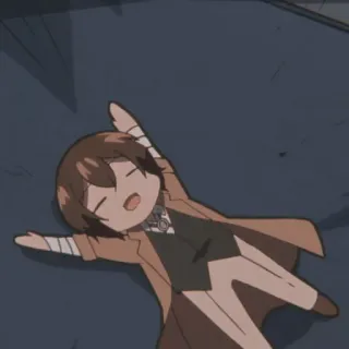 😇 Dazai Osamu Bungou Stray Dogs Anime, Bungou Stray Dogs, Dazai Osamu, Chibi, Mignon, Kawaii, Personnage whatsapp sticker