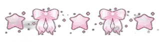 🎀 sterne, schleifen, süß, rosa, glitzer telegram sticker