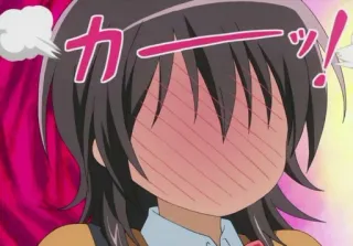 Blush & love anime by ChibiHoshi whatsapp stickers