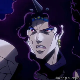 💜 Dio Brando JoJo's Bizarre Adventure Anime, Jojo, Dio, Bösewicht telegram sticker