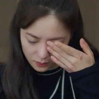 😢 crying, sad, woman, distressed telegram sticker