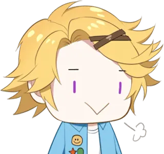 😐 Yoosung Mystic Messenger mystic messenger, yoosung, anime, game, karakter telegram sticker