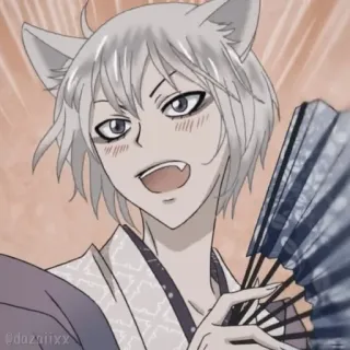 😉 Tomoe Kamisama Kiss Anime, Renard, Démon, Fan, Tomoe, Kamisama Kiss telegram sticker