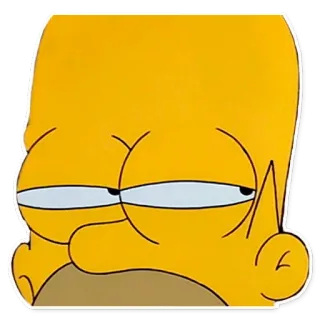👀 Homer Simpson The Simpsons Kartun, Stiker, Homer Simpson, The Simpsons telegram sticker