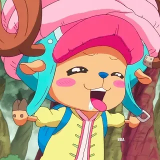 🥵 Tony Tony Chopper One Piece Anime, Dibujos animados, One Piece, Tony Tony Chopper, Lindo telegram sticker