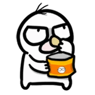 😋 Cartoon, Essen, Snack, Lustig, Figur whatsapp sticker
