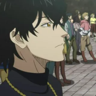 🥑 Anime, Personagem, Black Clover, Retrato telegram sticker