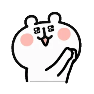 💨 niedźwiedź, kreskówka, zwierzę, kawaii, słodki, ilustracja telegram sticker