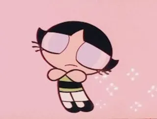 😡 Buttercup Powerpuff Girls Cartoon, Animation, Superheld, Mädchen, Buttercup, Powerpuff Girls, süß whatsapp sticker