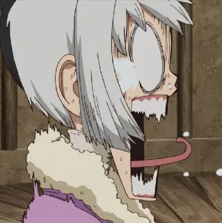 💈 Anime, Reaktion, Lustig, Schockiert, Übertrieben telegram sticker