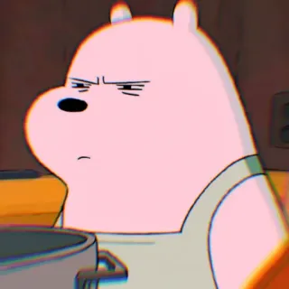 ❄️ Ice Bear We Bare Bears Kartun, Beruang, Beruang Kutub, We Bare Bears, Memasak, Animasi whatsapp sticker