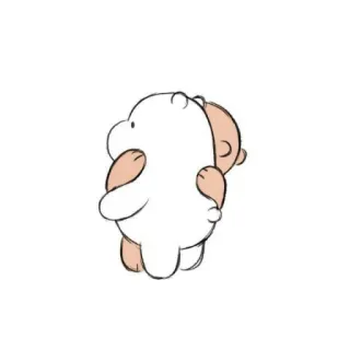 ❤️ Ice Bear We Bare Bears Cartoon, Bär, Eisbär, Tier, Süß whatsapp sticker