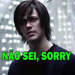 😅 NÃO SEI, SORRY ミーム, ごめん, 表情, 不安, 人 telegram sticker