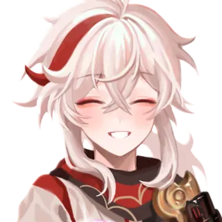 😄 Kaedehara Kazuha Genshin Impact Anime, Genshin Impact, Kaedehara Kazuha, Video game, Personagem telegram sticker