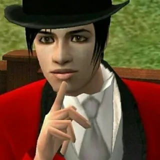 🤡 Brendon Urie brendon urie, panic at the disco, schwarze haare, sims telegram sticker