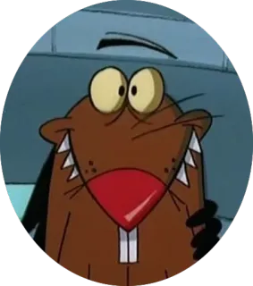 The Angry Beavers @stickerex telegram stickers