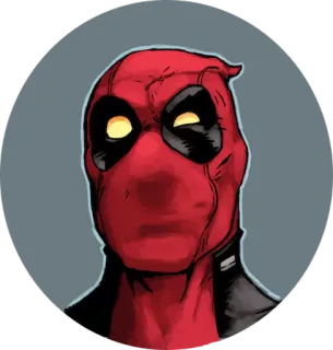 🙀 Deadpool Deadpool, Marvel, Superhero, Comic book character, Anti-hero telegram sticker