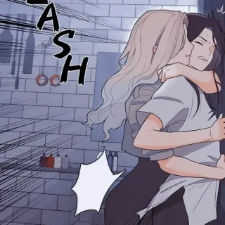 🫐 ASH hug, love, affection, lgbtq telegram sticker