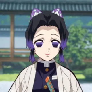 🦋 Shinobu Kocho Demon Slayer Anime, Demon Slayer, Shinobu Kocho, Personnage, Manga telegram sticker
