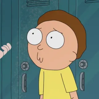 🛸 Morty Rick and Morty Cartoon, animiert, Fernsehserie, Morty Smith telegram sticker