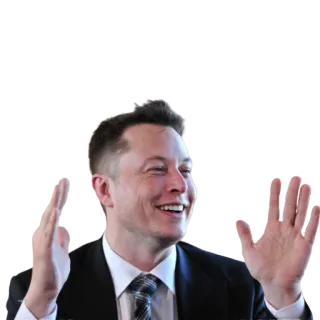 👐 Elon Musk Elon Musk, empresário, tecnologia, empreendedor telegram sticker