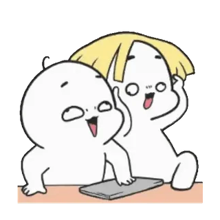 🤪 Cartoni animati, Adesivi, Persone, Felice, Personaggi telegram sticker