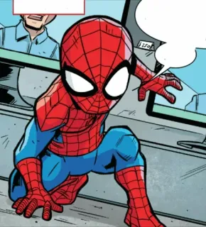 🕸 Spider-Man super-herói, Marvel, quadrinho, aranha, desenho animado telegram sticker
