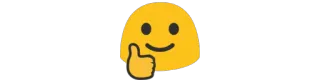 👍 Emoji, Duim omhoog, Leuk, Blij, Goedkeuring telegram sticker