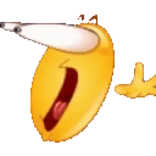 😱 Эмодзи, Глупый, Смешной, Персонаж telegram sticker