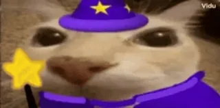 🪄 Katze, Zauberer, Magie, lustig, süß telegram sticker